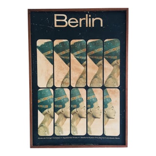 Nefertiti Egyptian Museum Bill Board Berlin Germany Early 60’s For Sale