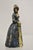 Victorian Antique Victorian Cast Iron Figural Colonial Woman Painted Door Stop For Sale - Image 3 of 9