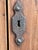 Brown Spanish Gothic Style Walnut Entry Wardrobe With Five Hangers and Carvings For Sale - Image 8 of 12