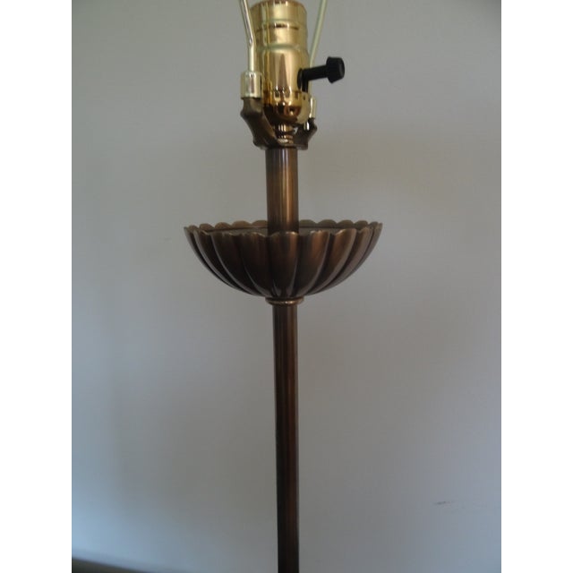 Late 20th Century Candle Stick Lamp For Sale - Image 4 of 5