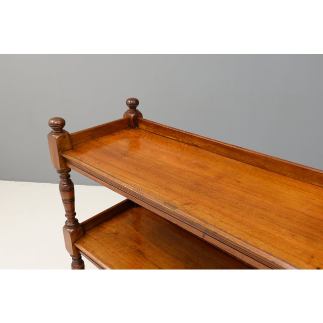 Victorian Walnut Buffet, 1890s For Sale - Image 6 of 8