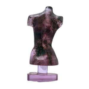 Alessandrite Glass Woman Bust Sculpture by Loredano Rosin, 1960s