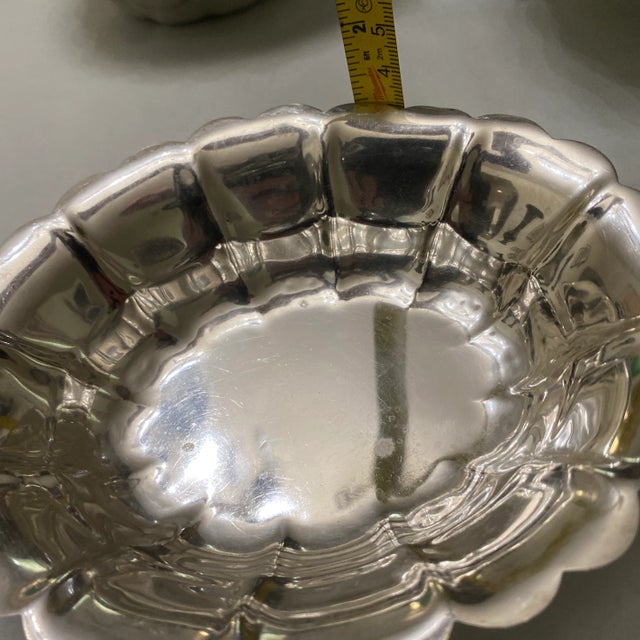 Vintage Mexican Sterling Silver Candy Dish Lot 3 Pieces Chairish