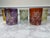 Japanese Japanese Edo Kiriko Cut Crystal Harlequin Tumblers - Set of 5 For Sale - Image 3 of 10