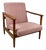 GFM-142 Armchair in Pink Bouclé attributed to Edmund Homa, 1970s For Sale