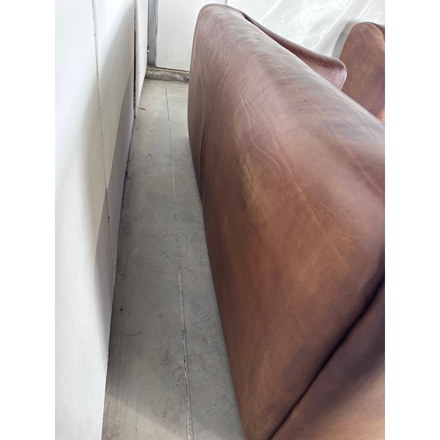 1970s Leather Lounge Set from de Sede, 1970s, Set of 3 For Sale - Image 5 of 12