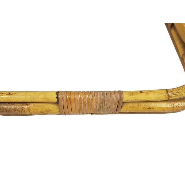 Mid-Century Modern Italian Armchairs in Rattan and Rush, 1960s, Set of 2 For Sale - Image 10 of 18