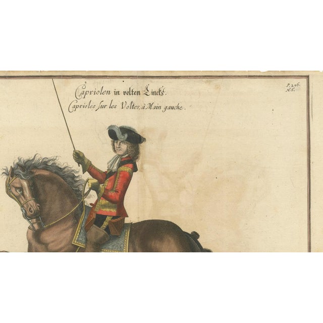 William Cavendish, Dressage Capriole Engraving after Newcastle, 1700, Engraving For Sale - Image 10 of 13