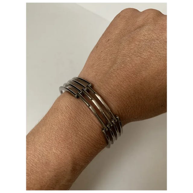 You will never want to take this Emporio Armani sterling bracelet off! It is so comfortable and a great weight, 48 grams....