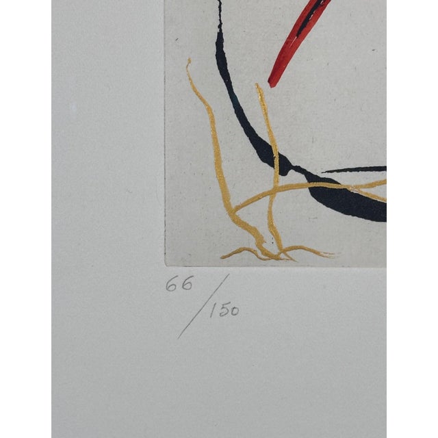 1960s 1960s Share Dali Faust Vignettes Mephisto Hand Signed Number Etching Argillet Certification For Sale - Image 5 of 5