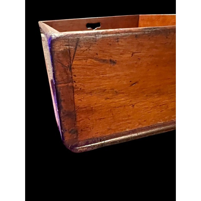 Antique Butler's Tray W Original Stand-18th Century Chestnut-Large-Bar-Serving For Sale - Image 12 of 12