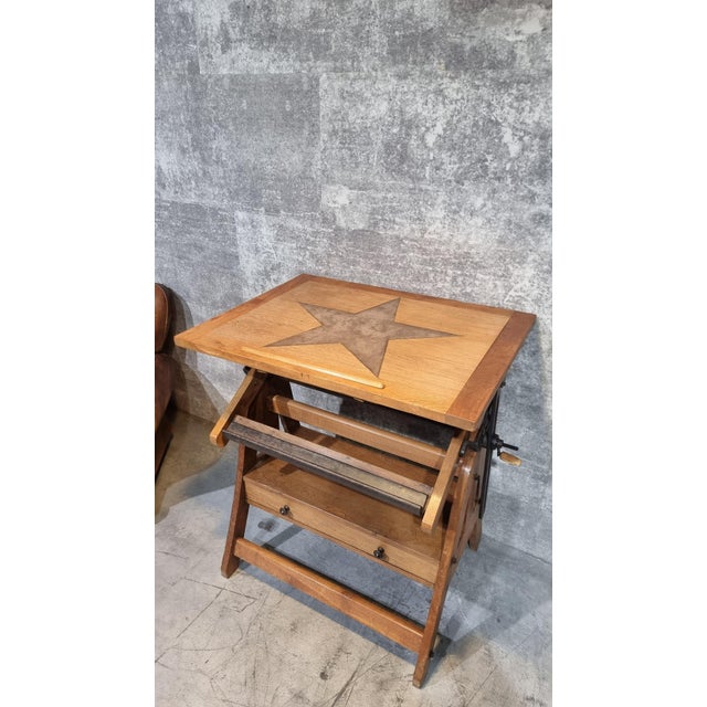 Antique Drafting Table, 1890s For Sale - Image 6 of 18