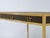 Mid-Century Brass & Leather Desk in the style of Maison Jansen, 1950s For Sale - Image 9 of 18