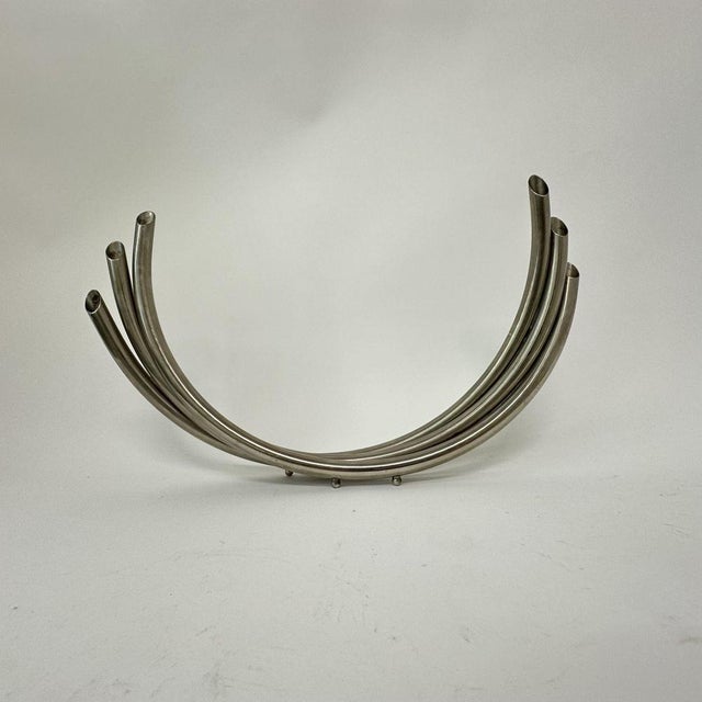 Mid-Century Tubular Vase, 1960s For Sale - Image 9 of 18