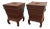 Vintage Pagoda Design Rosewood Tables - A Pair For Sale