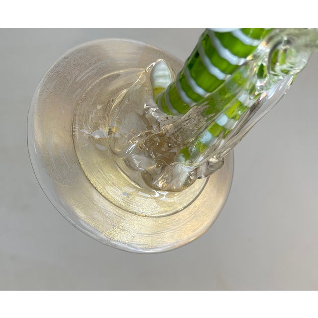 Vintage Kelly Green Venetian Murano Glass Dancers by Franco Toffolo, 1960s, Set of 2 For Sale - Image 16 of 17