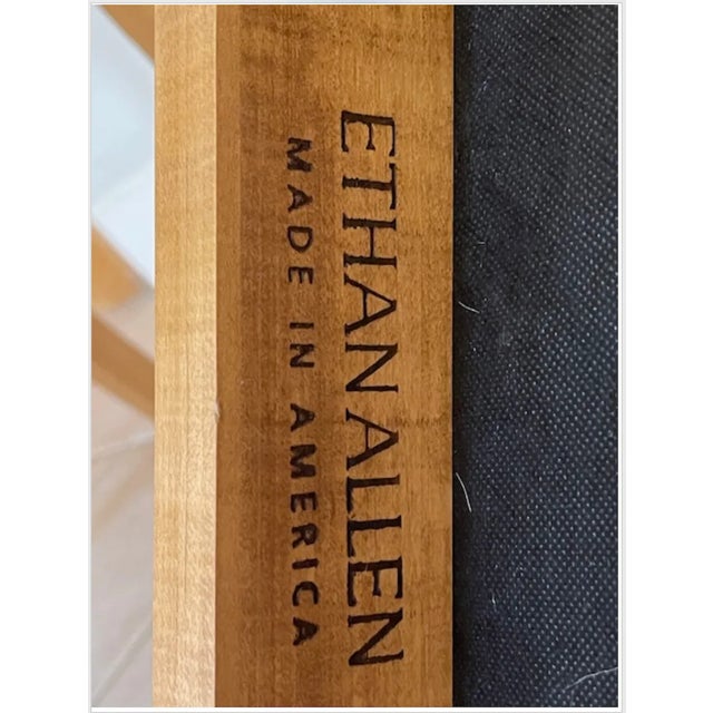 Ethan Allen Contemporary Maple Chairs- Set of 6 For Sale - Image 9 of 12