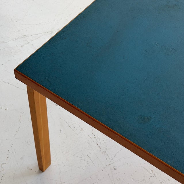 Tan Dl82 Drop Leaf Dining Table by Alvar Aalto for Artek For Sale - Image 8 of 12