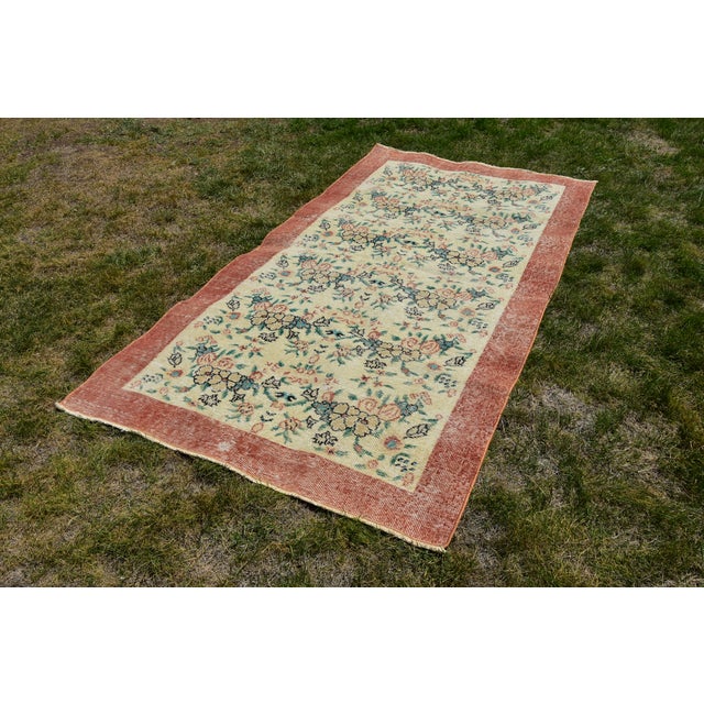 Size: 3.7 x 7.0 Feet ( 112 x 214 Cm ) 44 x 84 Inch Color: Red, Beige Green Blue Material: Wool Fast Shipping: Delivery in...