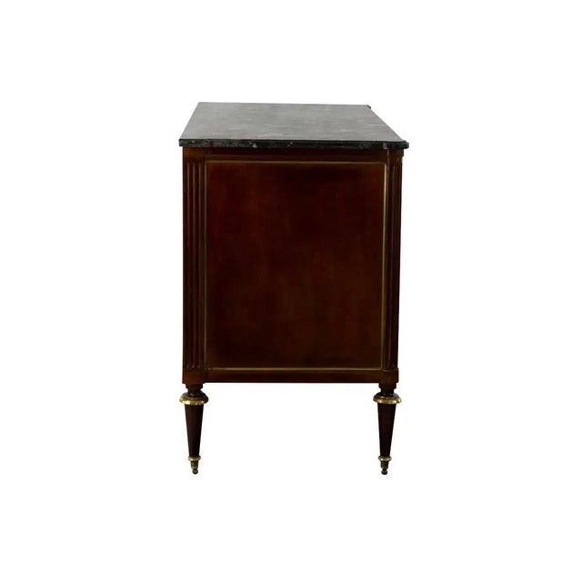 Baker Furniture Historic Charleston Collection Marble Top Dresser For Sale - Image 11 of 12