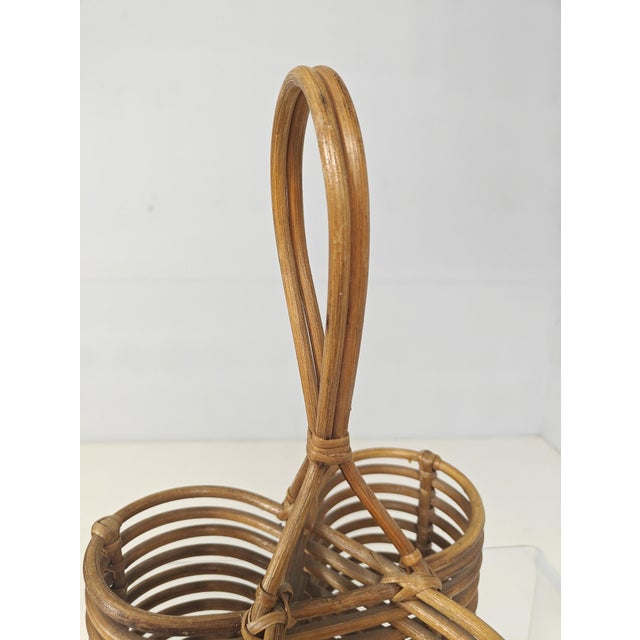 Vintage French Riviera Bottle Rack, 1970s For Sale - Image 3 of 9