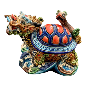 Chinese Dragon Turtle Longgui Koji Pottery-San Tao Fang Ceramic Company