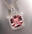 Diamond Rubellite Tourmaline Necklace 5.47 TCW 18k Gold Certified For Sale - Image 17 of 18