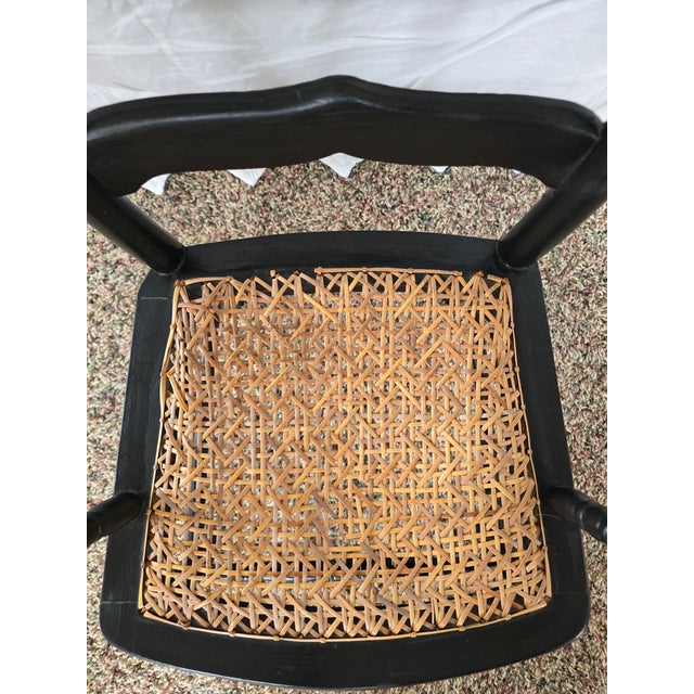 Late 19th Century Antique Child’s Armchair With Original Caned Seat For Sale - Image 4 of 6