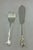 Traditional 1980s Silver Plated Pair Fish Servers, Fish Serving Fork & Fish Serving Knife, Lily. For Sale - Image 3 of 12