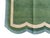 Not Yet Made - Made To Order Handmade Cotton Vegetable Dyed Rug, Scalloped Forest Green Dhurrie - 14'x16' For Sale - Image 5 of 12