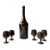 Decorative Mid-Century Modern Hand Turned Cordial Decanter With 5 Cups For Sale