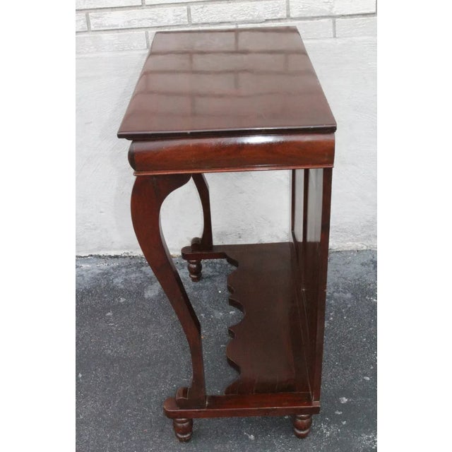 Early 19th Century Antique Regency Style Mahogany Hallway Console, 19th Century For Sale - Image 5 of 7