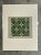 Green Vintage Green Geometric Tile Design Serigraph For Sale - Image 8 of 12