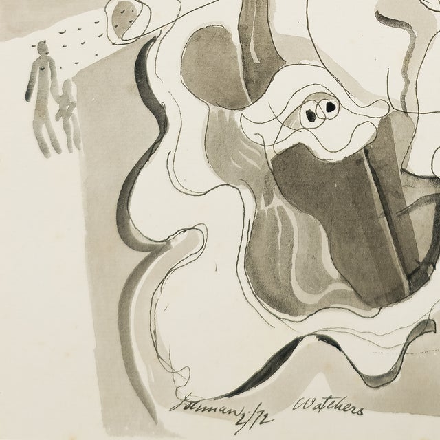 Watchers - Robert Lohman, C. 1972 For Sale - Image 4 of 10
