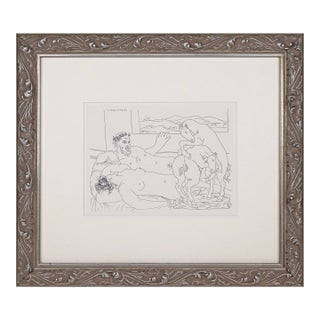 Vintage Pablo Picasso Vollard Suite Print 1956 For Sale