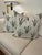 Truett Designs Linen Blend (95% Cotton 5% Linen) Pillow in White and Forest Geen For Sale - Image 4 of 5