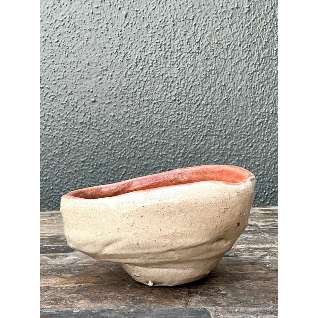 Vintage Original Studio Pottery Biomorphic Bowl For Sale - Image 11 of 12