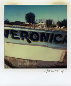 Veronica, Polaroid Sx-70 by Murray Bognovitz, 1999, Signed Recto