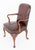Georgian Revival Desk Chair with Leather Seat, 1890s For Sale - Image 5 of 6