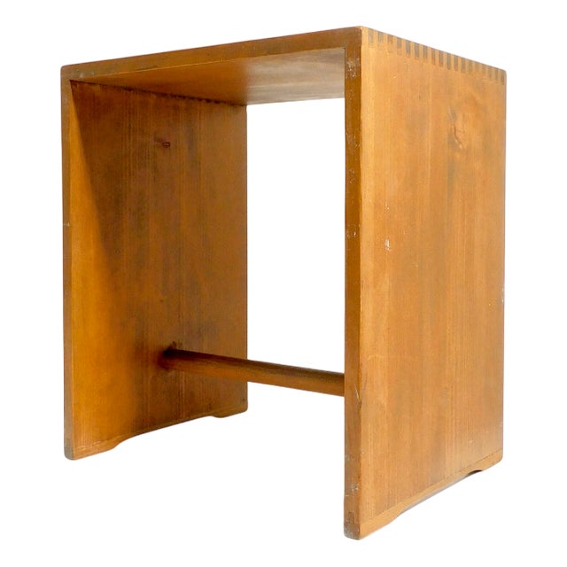 Vintage Swiss Ulm Stool by Max Bill, 1970s For Sale