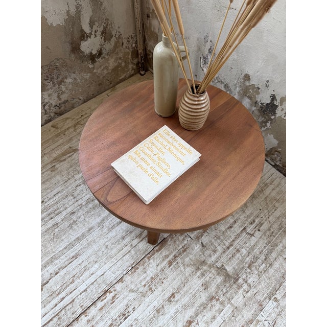 Constructivist Mahogany Side Table, 1950s For Sale - Image 14 of 18