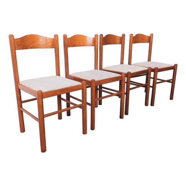 Vintage Scandinavian Side Chairs, 1960s, Set of 4 For Sale