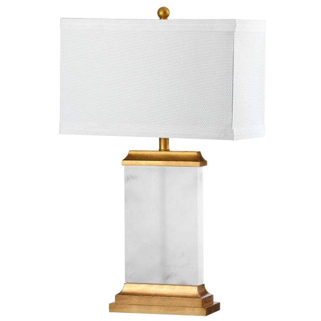Modern Harris Alabaster Table Lamp - White For Sale - Image 3 of 3