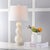 2020s 26.5 Inch H Three Sphere Glass Table Lamp in Light Grey - a Pair For Sale - Image 5 of 8