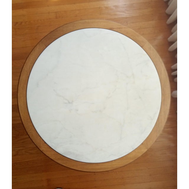 Italian Marble Round Table Chairish