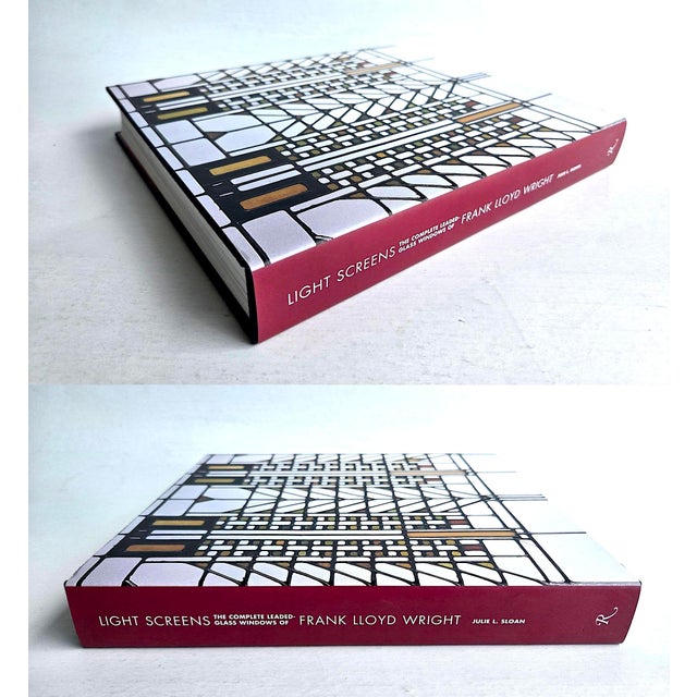 Contemporary 1st Edition Book, "Light Screens: The Leaded Glass of Frank Lloyd Wright", by Julie Sloan - Deluxe Edition For Sale - Image 3 of 18