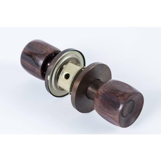 1970s Vintage Russwin Passage Door Knob Set Chairish