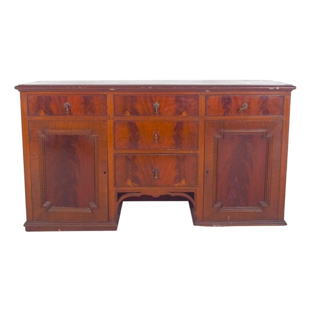 Antique Sideboard with Two Doors and Five Drawers For Sale - Image 10 of 10