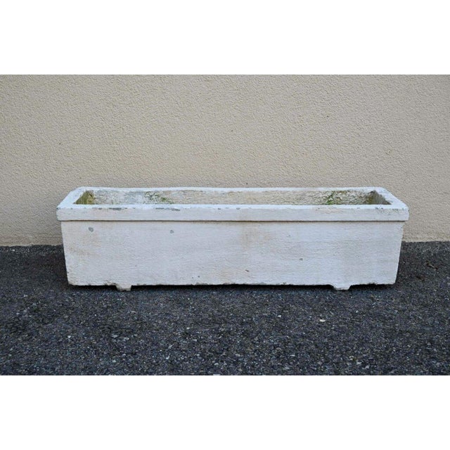 Sculpture Materials Large Vintage Concrete Planters, 1960s, Set of 4 For Sale - Image 7 of 9