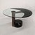 Modern Extendable Round Glass Table Moon attributed to Mario Mazzer for Zanette, 1980s For Sale - Image 3 of 18